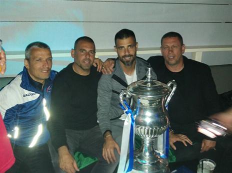 בן בסט וקלינגר בחגיגות. לילה מתוק להפועל חיפה