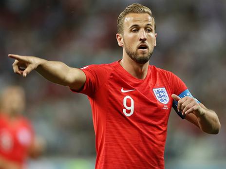 קיין, כבש צמד במשחק מול טוניסיה. אוהדי הנבחרת שלו לעגו לקבוצה בה הוא משחק בליגה (getty)