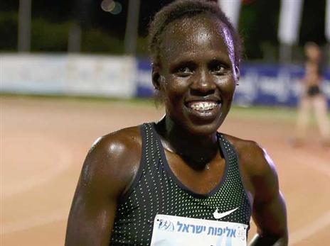 צ'מטאי, גם היא שברה שיא ישראלי (אלן שיבר)