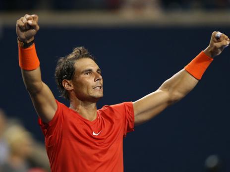 נדאל. שני משחקים מזכייה ברוג'רס קאפ (getty)