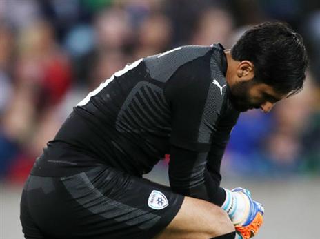 ישראל שוב לא מצליחה לשמור על שער נקי (getty)