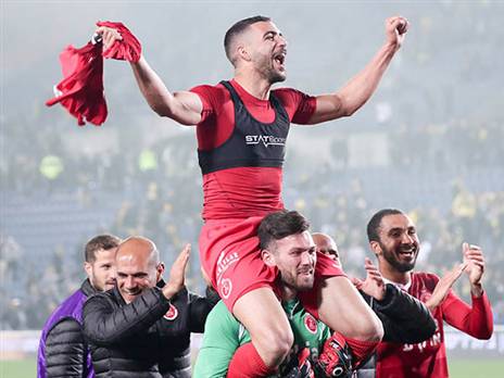 עאבד חוגג את השער מול בית"ר (דני מרון)