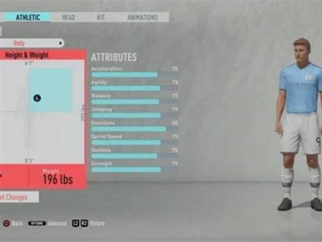 תפריט נתוני השחקן