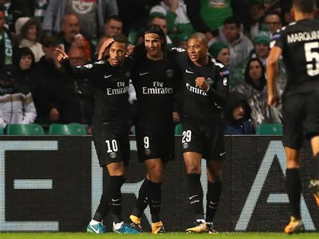 אלופת צרפת תיאלץ להסתדר בלעדיהם. אמבפה, קבאני וניימאר (צילום: getty)