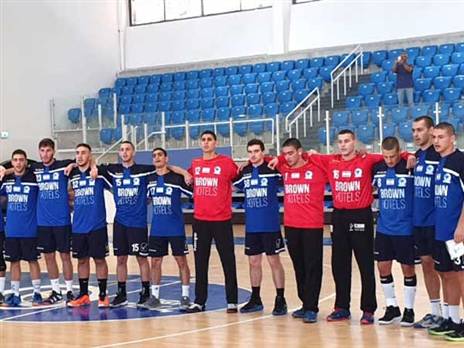 נבחרת העתודה בדימונה (צילום: גלעד נתן, באדיבות איגוד הכדוריד)