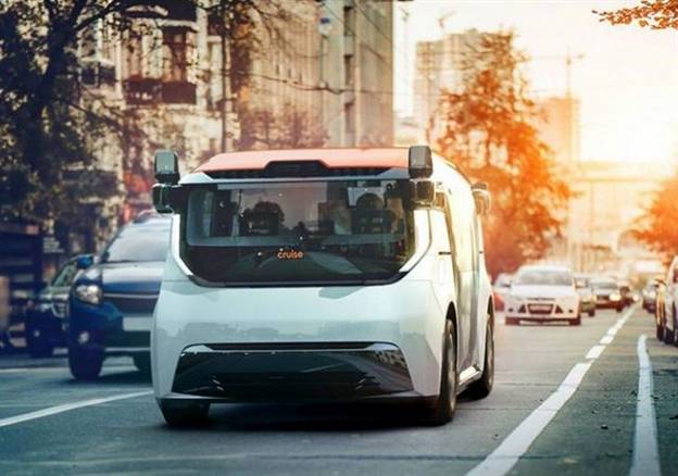 שברולט קרוז אוריגין. תחבורה קומפקטית אוטונומית מופעלת חשמל לערים הצפופות