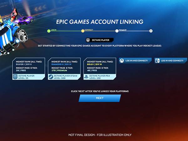 שחקנים יוכלו לאחד את החשבונות והלעביר את ההתקדמות דרך החשבון בפלטפורמת אפיק