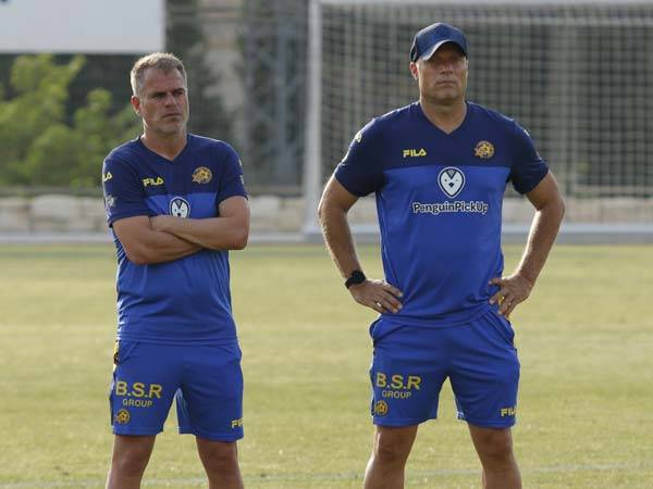 ואן לוון ואורי דוד. מכבי התכוננה לתקופת הקורונה (האתר הרשמי של מכבי ת"א)