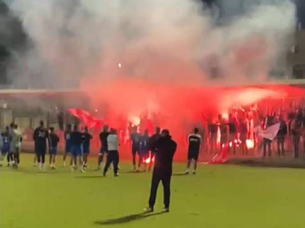 סיפקו אווירה. אוהדי סכנין אתמול