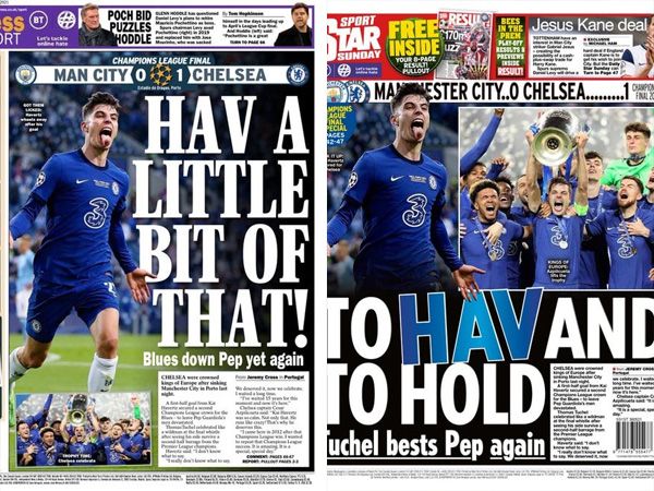 התקשורת הבריטית עם משחקי מילים כהרגלה