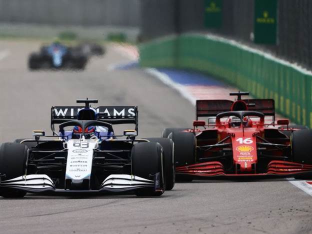 ג'ורג' ראסל מוויליאמס, לפני שארל לקלר מקבוצת פרארי