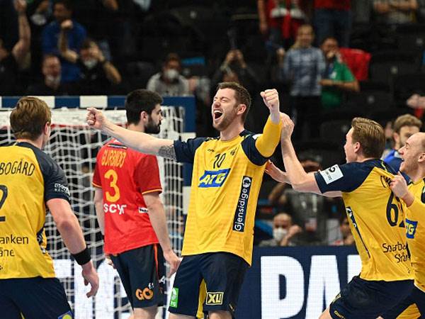 שבדיה חוגגת. זכייה ראשונה אחרי 20 שנה (Getty)