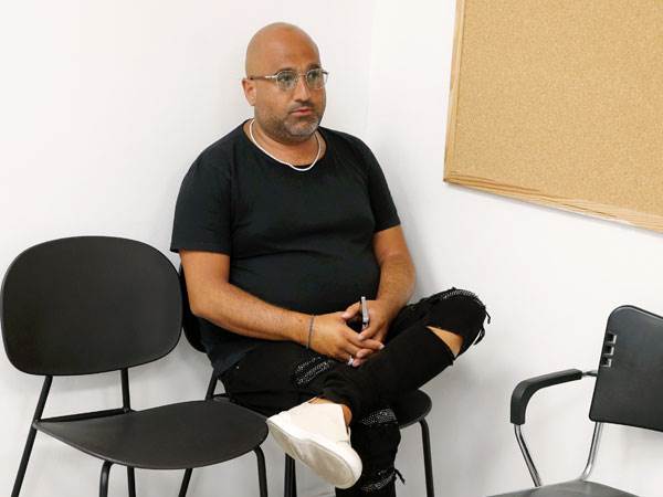 "צריך להישאר חזק". ברק אברמוב (צילום: אלן שיבר)