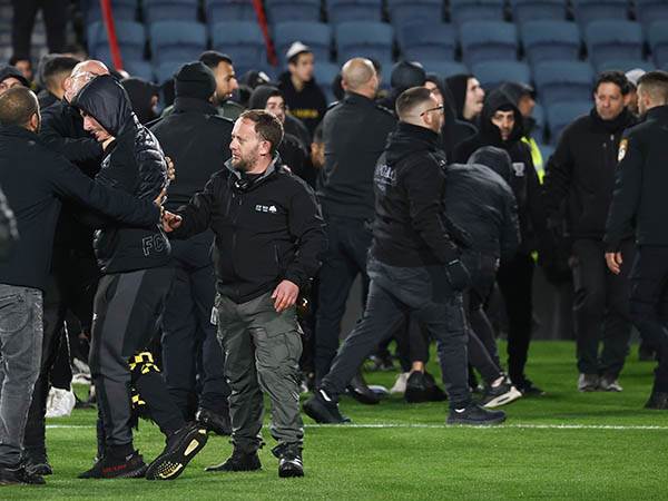 בלאגן בסיום המשחק בטדי (דני מרון)