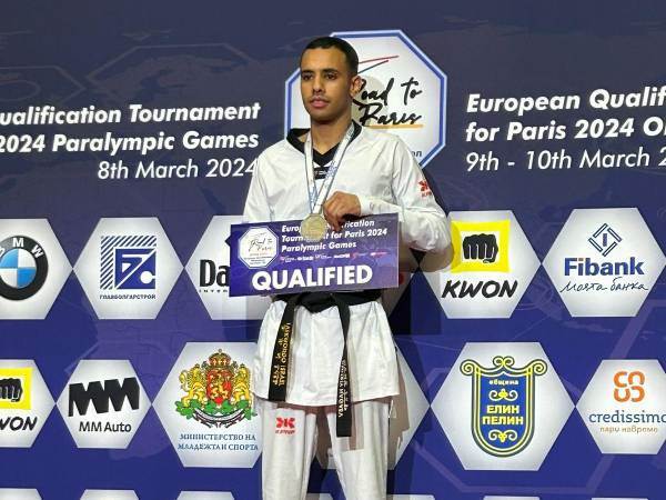 עדנאן מילאד. ייצג את ישראל בפריז (צילום: איגוד הטקוואנדו)