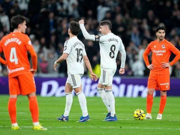 ואלוורדה הצטרף לחגיגה (GETTY)