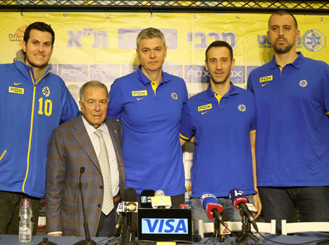 הצוות החדש במכבי ת"א (אלן שיבר)