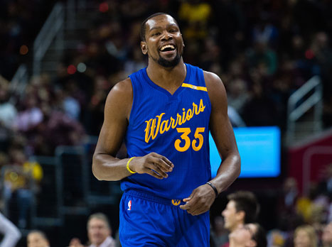 לא חייך בסיום. דוראנט (gettyimages)