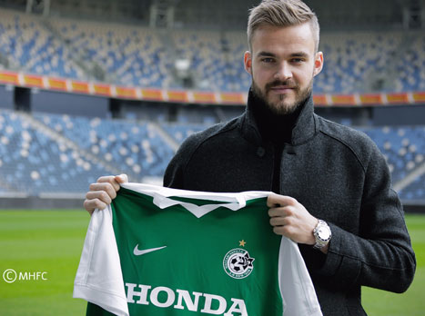 איולפסון. הצטרף לאימונים (האתר הרשמי של מכבי חיפה)