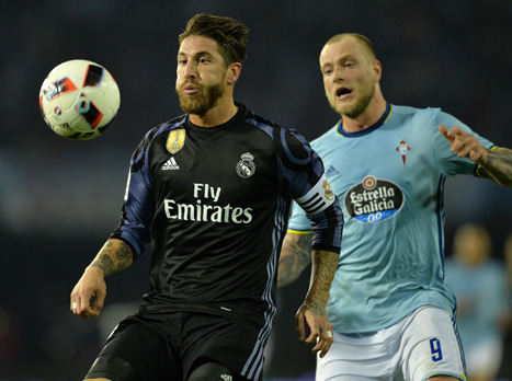 ראמוס מול וואס. כמעט השלים מהפך תוך ארבע דקות (Getty)