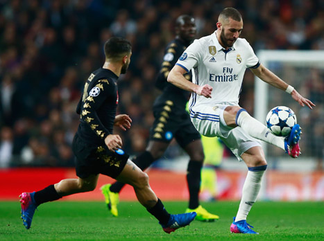שוב מצא את הרשת. בנזמה (getty)