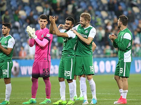 הירוקים חזק במאבק על המקום הרביעי (צילום: יוסי שקל)