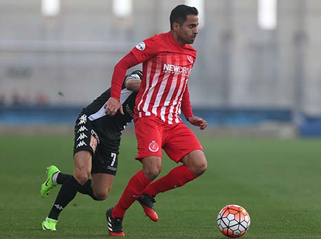 התנצל בפני גלבאן. משומר (צילום: נמרוד גליקמן)