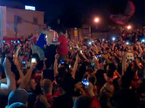 חגיגות עד לשעות הבוקר