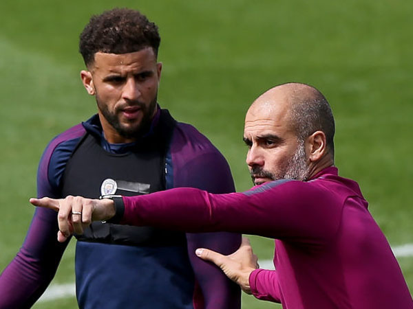 פפ עם קייל ווקר. הרבה פנים חדשות בסיטי (Getty)