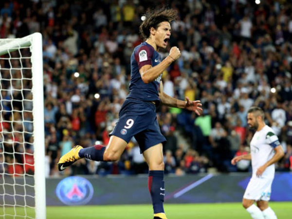 קבאני מאושר. עוד ניצחון קליל לפ.ס.ז' (getty)