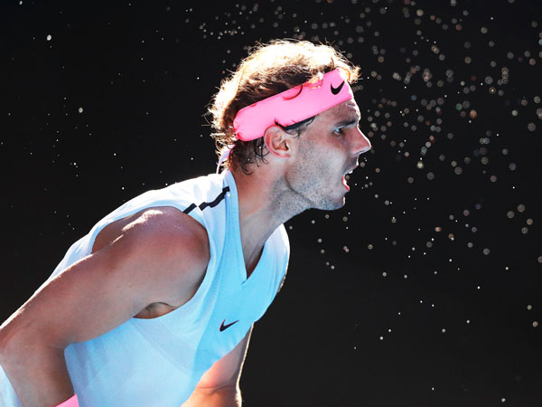 בהמשך הוא צפוי להזיע יותר. נדאל (getty)