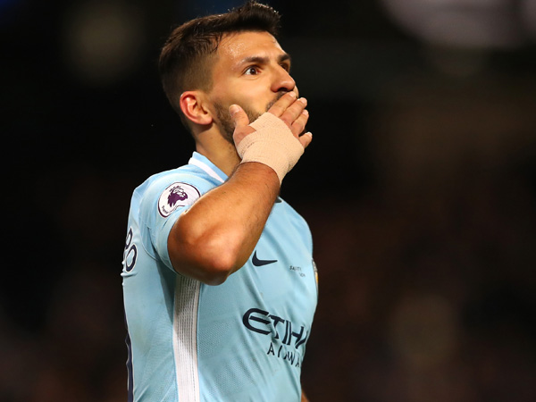 אגוארו בכושר לוהט. יפציץ גם באלופות? (getty)