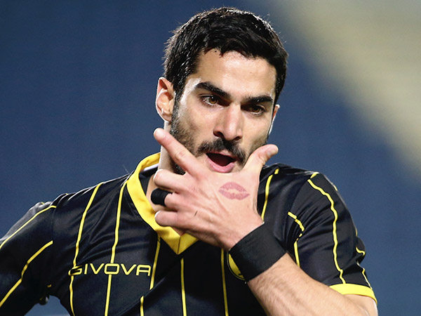 חוזר לסגל. קריאף (צילום: אלן שיבר)