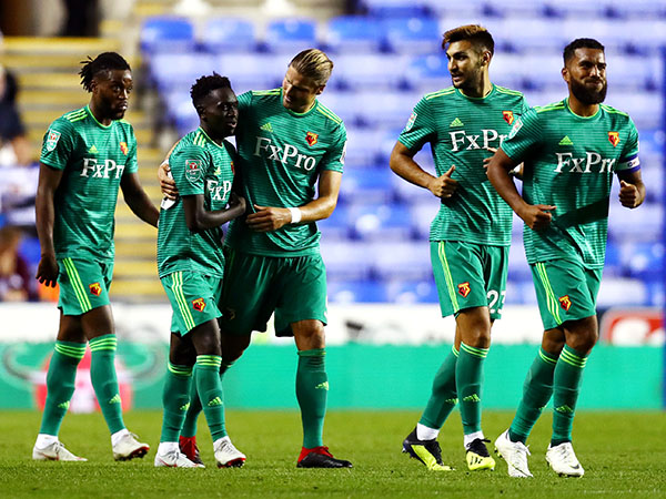 הצרעות חוגגות בירוק. ווטפורד (getty)