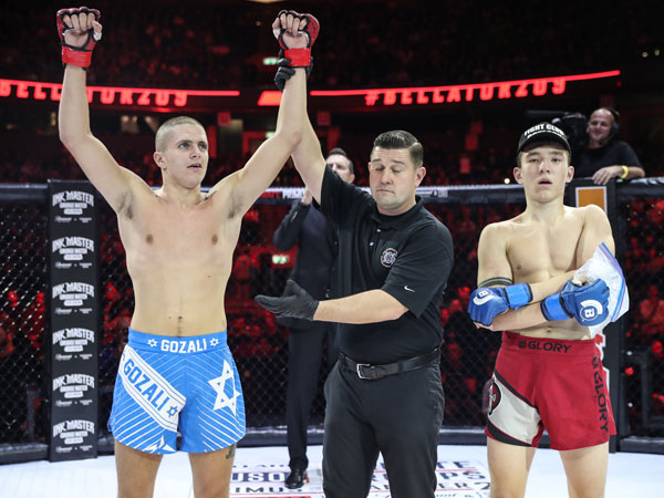 אביב גוזלי. ניצחון בבכורה (Bellator)