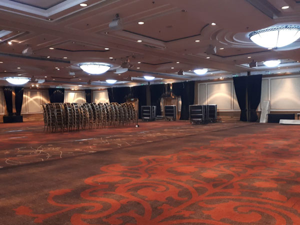 חדר החימום הענק שישמש את הנבחרת במקרה של גשם