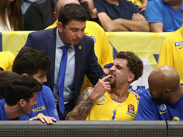 ווילבקין נפצע בשפה. זה לא מנע ממנו להמשיך לשחק (אלן שיבר)