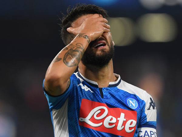 איבוד נקודות מאכזב לנאפולי. אינסינייה מאוכזב (getty)