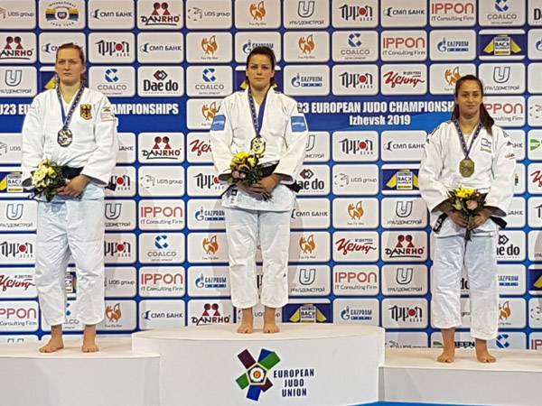 לניר על הפודיום (איגוד הג'ודו)