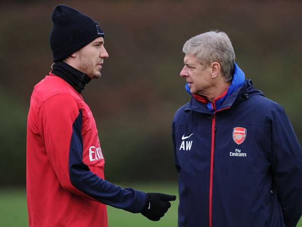 "קיללתי אותו". בנדטנר עם ונגר בארסנל (getty)