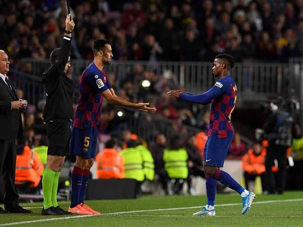 הרגע ששינה את המשחק? סמדו נפצע והוחלף מוקדם, בוסקטס עלה ועשה סדר (getty)