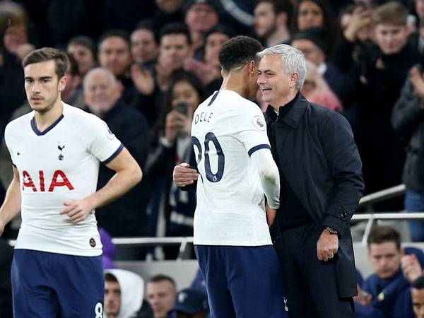 "אין שותפות טובה יותר". מוריניו ועלי בטוטנהאם (getty)