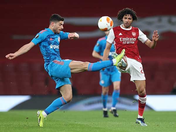 ארסנל רק צריכה לא למעוד מול אולימפיאקוס (Getty)