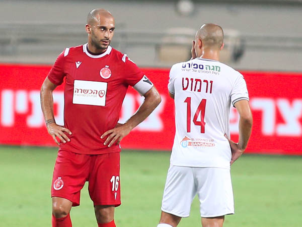 ישתפו פעולה? ורמוט ודמארי בסיום המשחק האחרון (צילום: אלן שיבר)