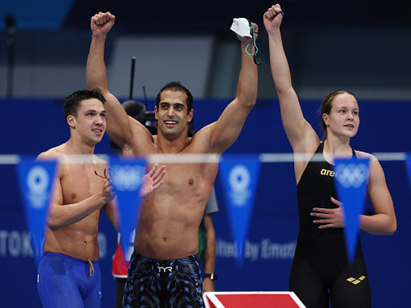 הופעה מוצלחת בטוקיו. נבחרת השחייה (gettyimages)