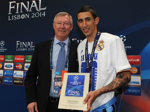 די מריה. זכה בליגת האלופות כשחקן המצטיין (Getty)