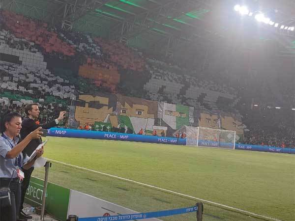 נותנים הצגות ביציע, אבל היו רוצים לקחת אותן צעד קדימה. אוהדי חיפה (אלן שיבר)