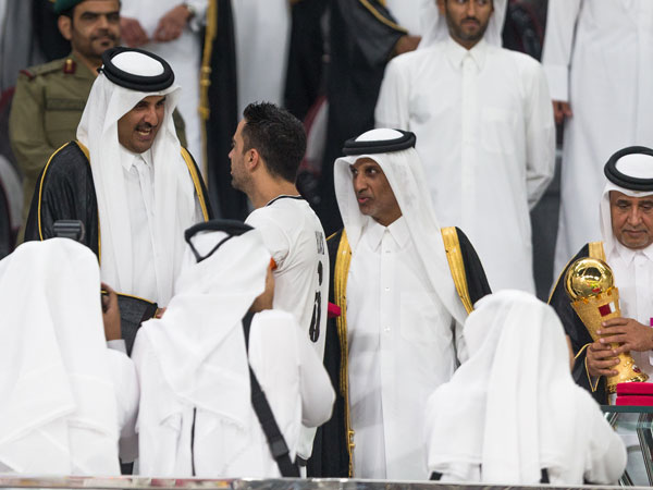 אנשי כדורגל רבים עברו בקטאר. צ'אבי (Neville Hopwood/Getty Images for Qatar 2022)