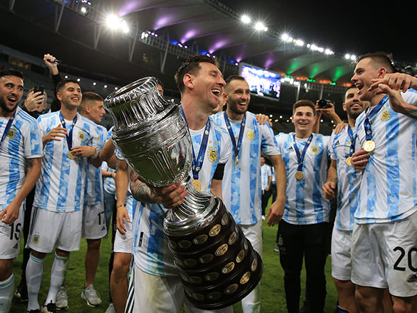 מסי. כבר השיג תואר בנבחרת ( Buda Mendes/Getty Images)