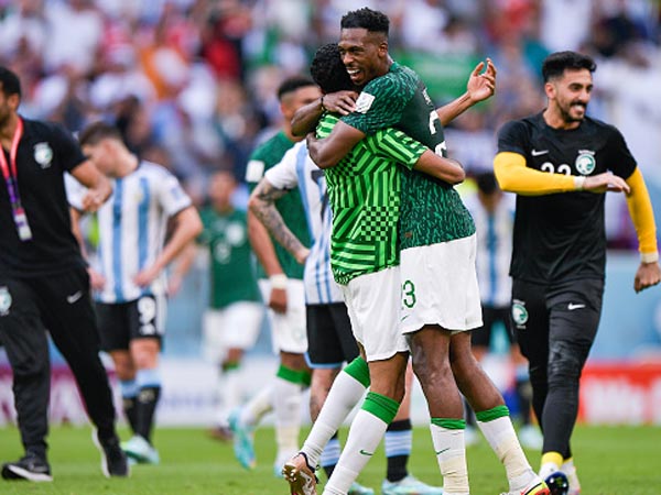 המונדיאל הערבי הראשון. ערב הסעודית חוגגת (getty)